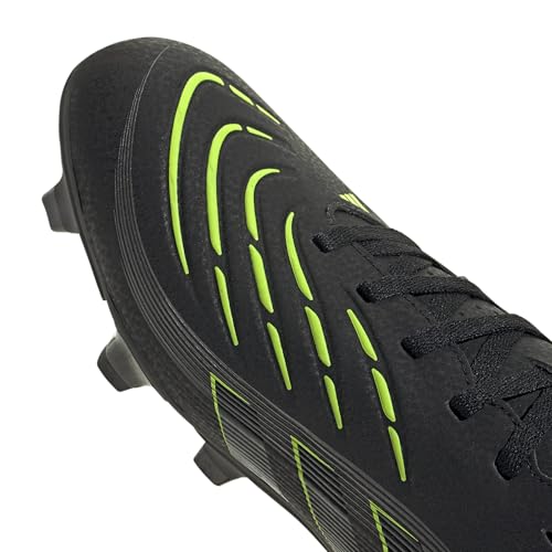 Thumbnail 5 de adidas Predator Club Firm Ground/Multi Ground Football Boots (Unisex) - Core Black/Carbon/Lucid Lemon, 9 UK