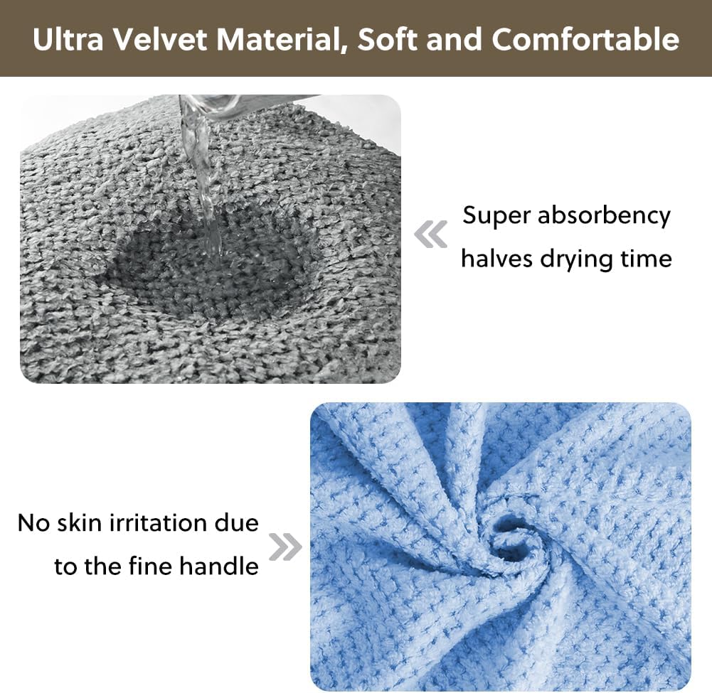 Thumbnail 2 de AOOWU Asciugamano capelli 100×61 cm 🧖♀️