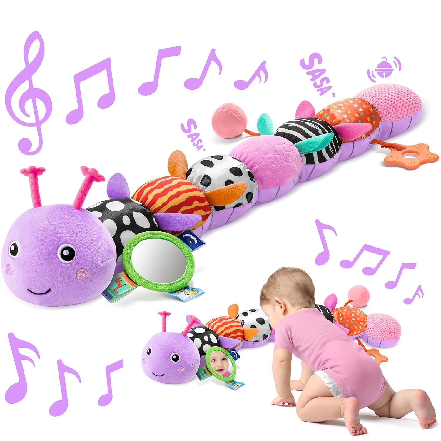Thumbnail 6 de Sumobaby Caterpillar Musical Baby Toy 50cm