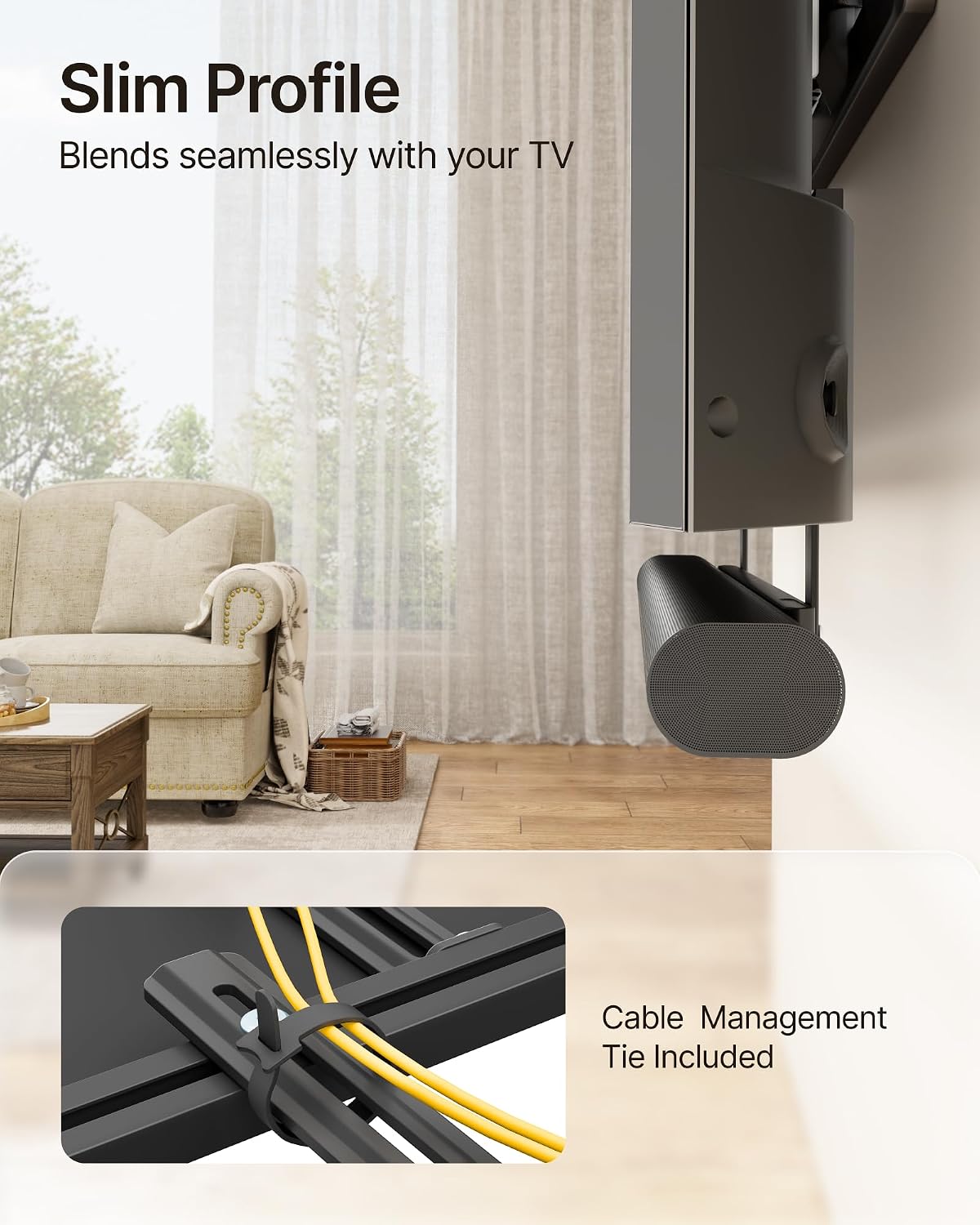 Thumbnail 4 de monTEK Soundbar Mount 22 lbs