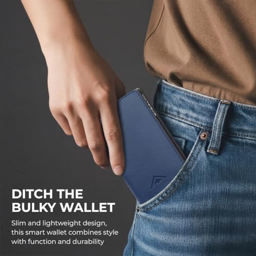 Detalle 1 de Stealth Wallet Blue Pop-Up RFID Card Holder