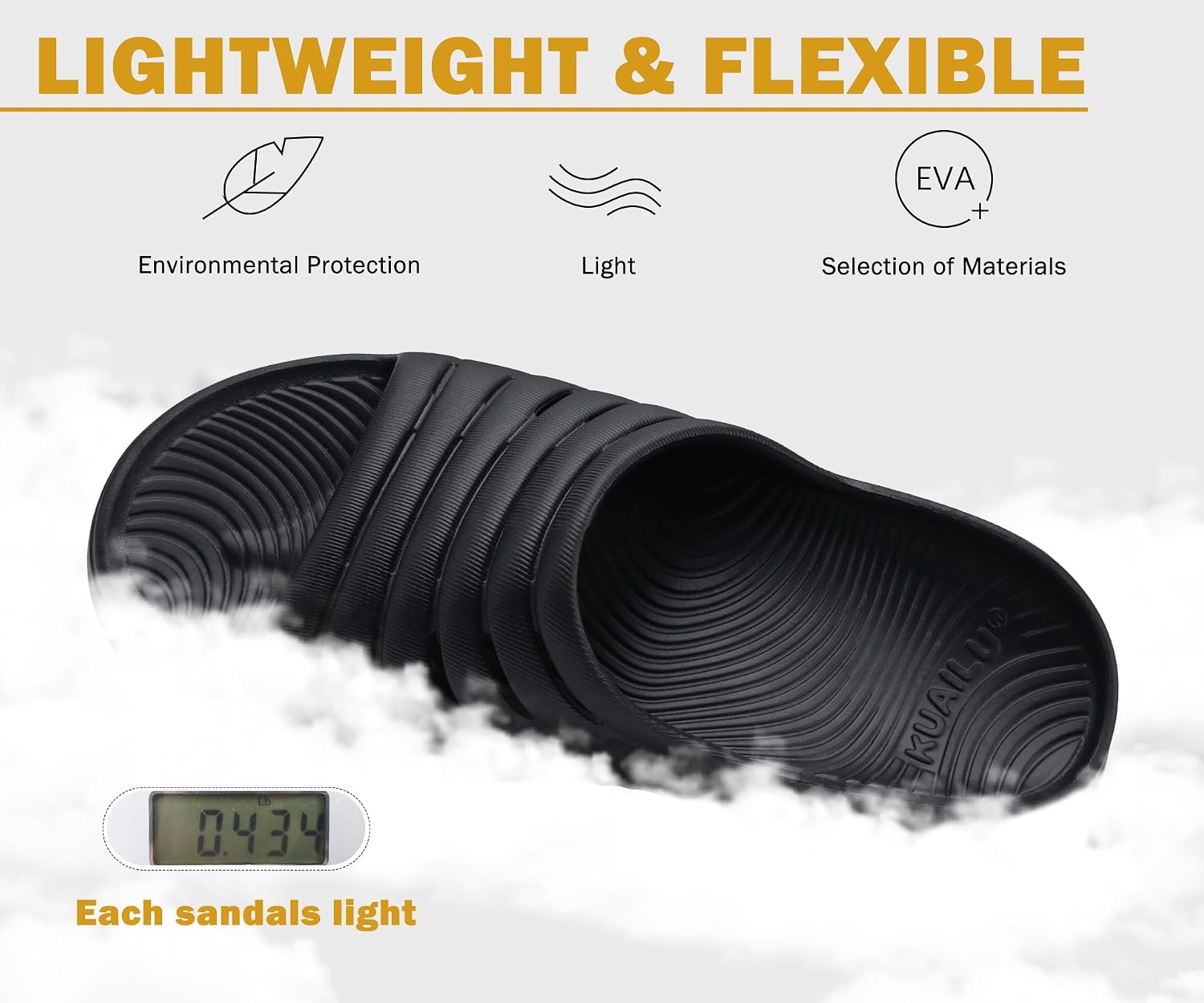 Thumbnail 6 de KuaiLu Womens Recovery Sandals plantar fasciitis support
