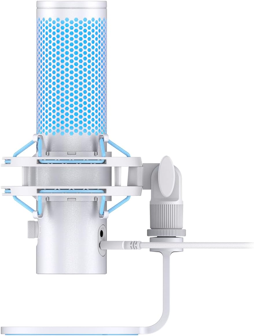 Thumbnail 2 de HyperX QuadCast 2 Frost – USB-Mikrofon für Gaming, Streaming & Podcasting mit integrierten Bedienelementen