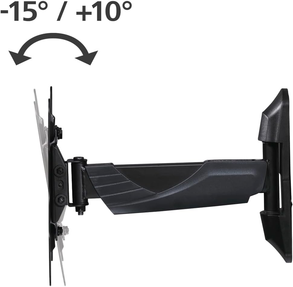 Thumbnail 6 de Hama schwenkbare & neigbare TV-Wandhalterung für 19–50 Zoll (VESA 75×75 bis 200×200, bis 35 kg), schwarz