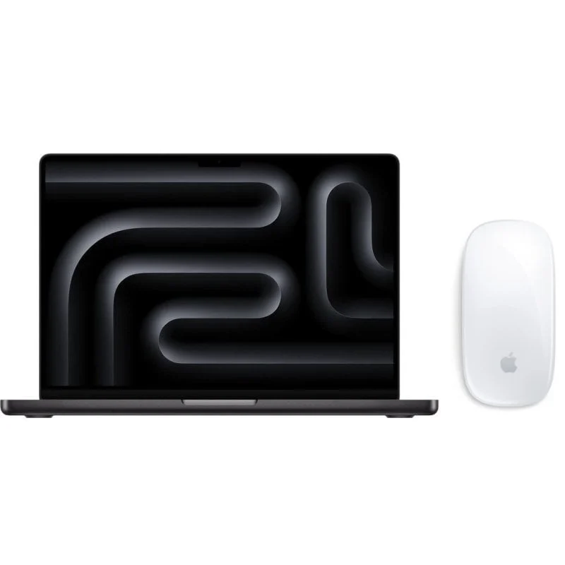 Detalle de MacBook Pro 14" M5 Pro (15 núcleos) 24 GB/1 TB SSD + Magic Mouse Multi‑Touch – Negro Espacial