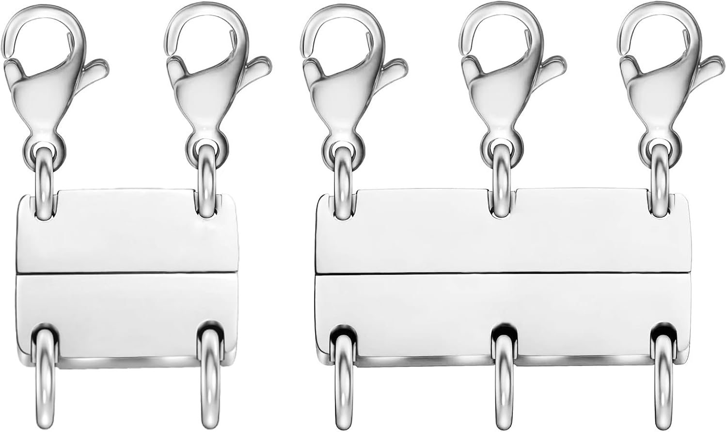 Detalle de OHINGLT 01 Magnetic Necklace Layering Clasp, 2-Piece Set for Stacked Jewelry