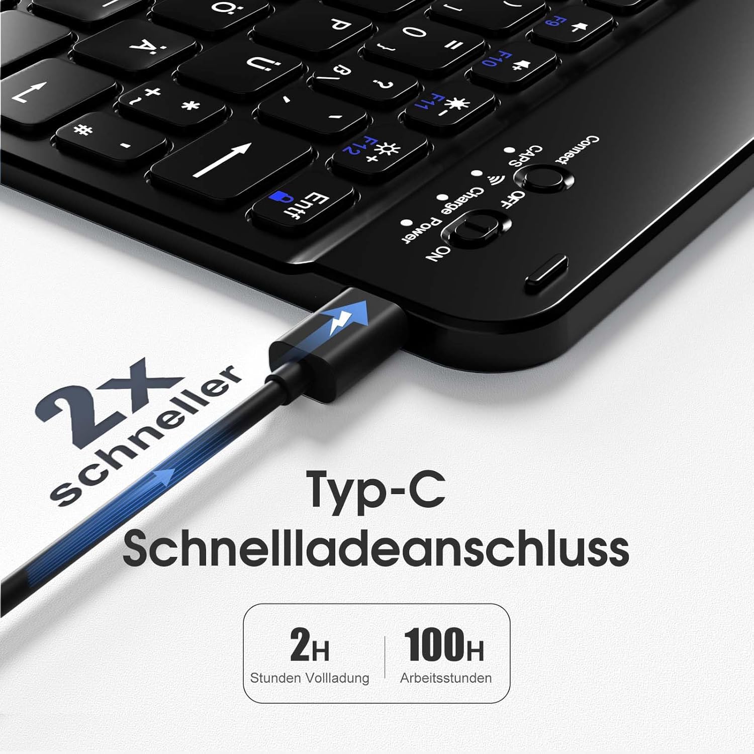 Thumbnail 4 de Vobafe Hülle mit Tastatur iPad 11 Zoll