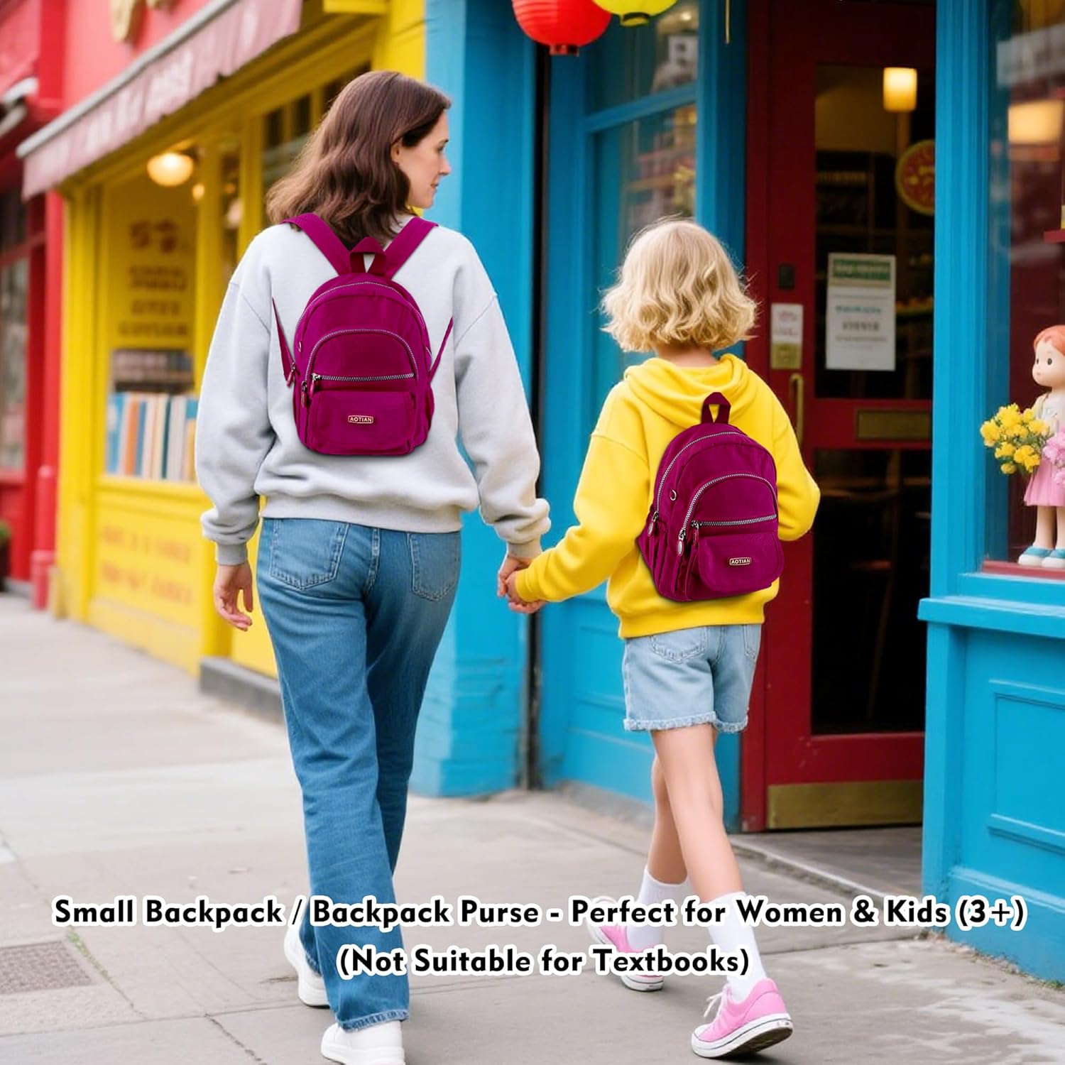 Thumbnail 1 de AOTIAN Mini-Rucksack für Mädchen und Damen mit 7 Litern – leichter Daypack in Nylon/Polyester