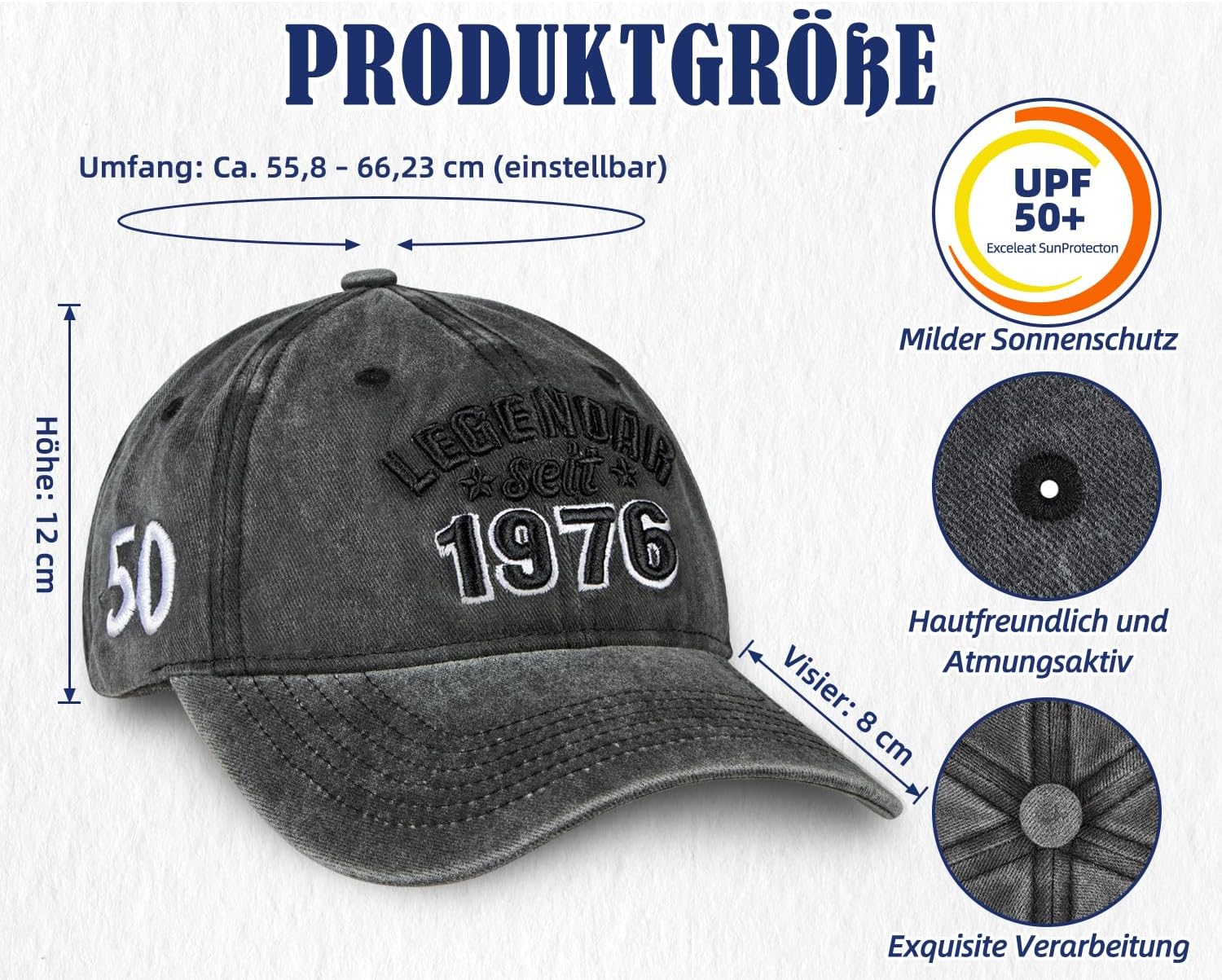 Detalle de TUZELIYA 3‑in‑1 Geschenkset für 50. Geburtstag
