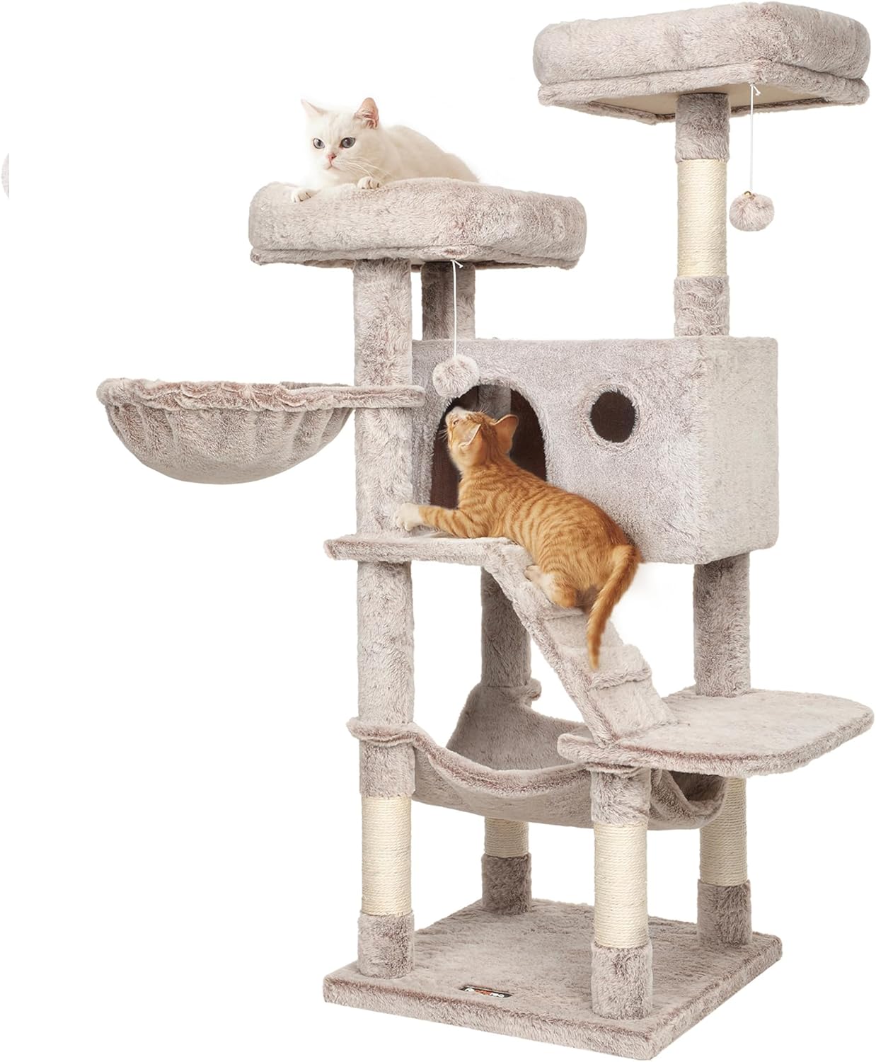 Detalle de Feandrea Kratzbaum 135 cm für große Katzen