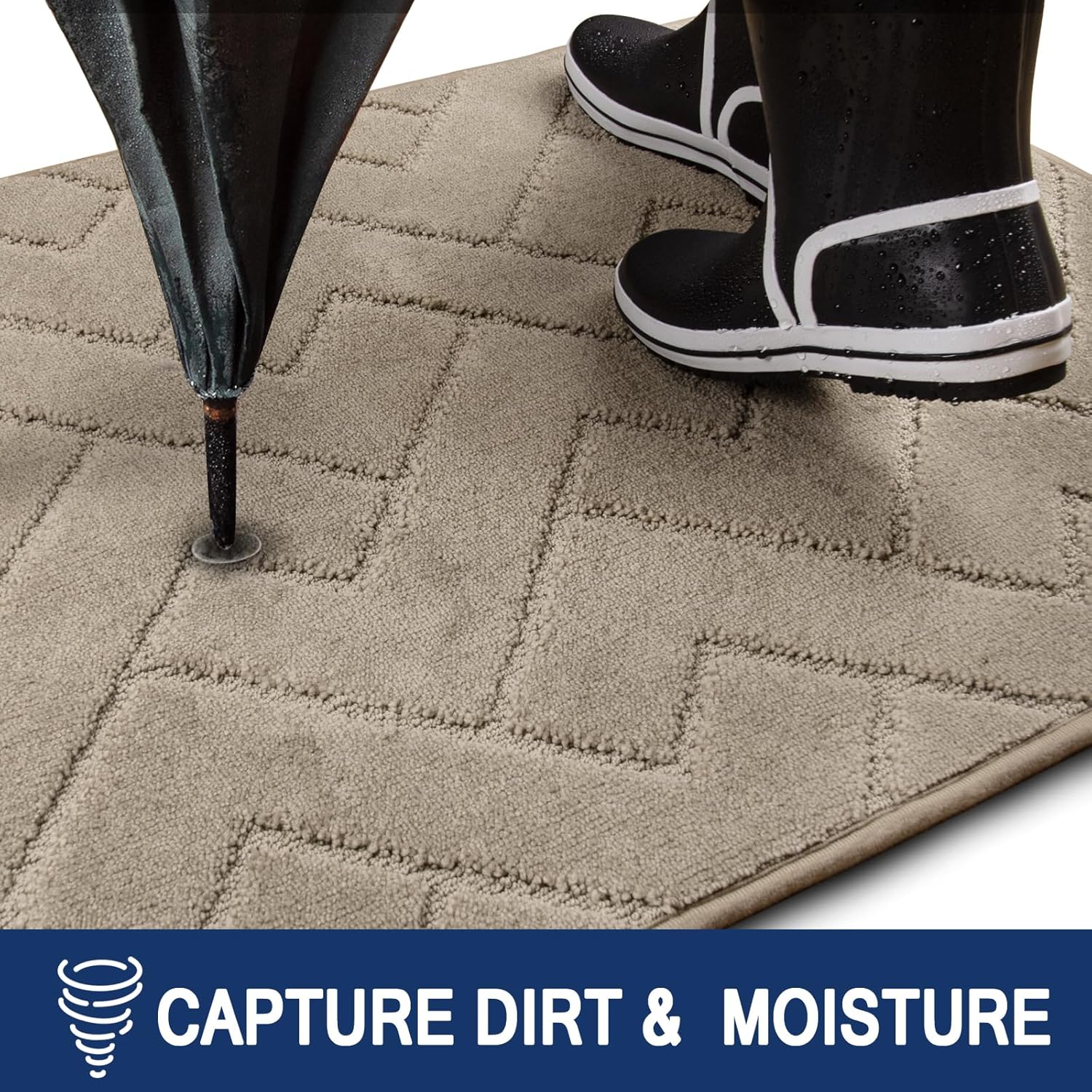 Thumbnail 2 de FCSDETAIL Dirt Trapper Indoor Door Mat 86 x 150 cm — Machine Washable, Non-slip Entry Rug