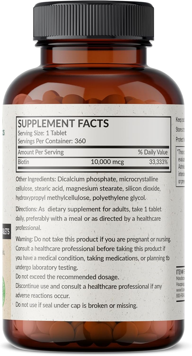 Detalle 2 de Futurebiotics Biotin Supplement 10,000 mcg