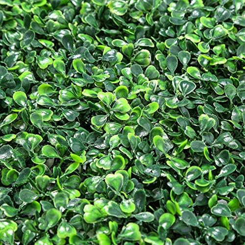 Detalle 2 de Sunnyglade Artificial Boxwood Panels, 20" x 20", 12-Piece Green Hedge