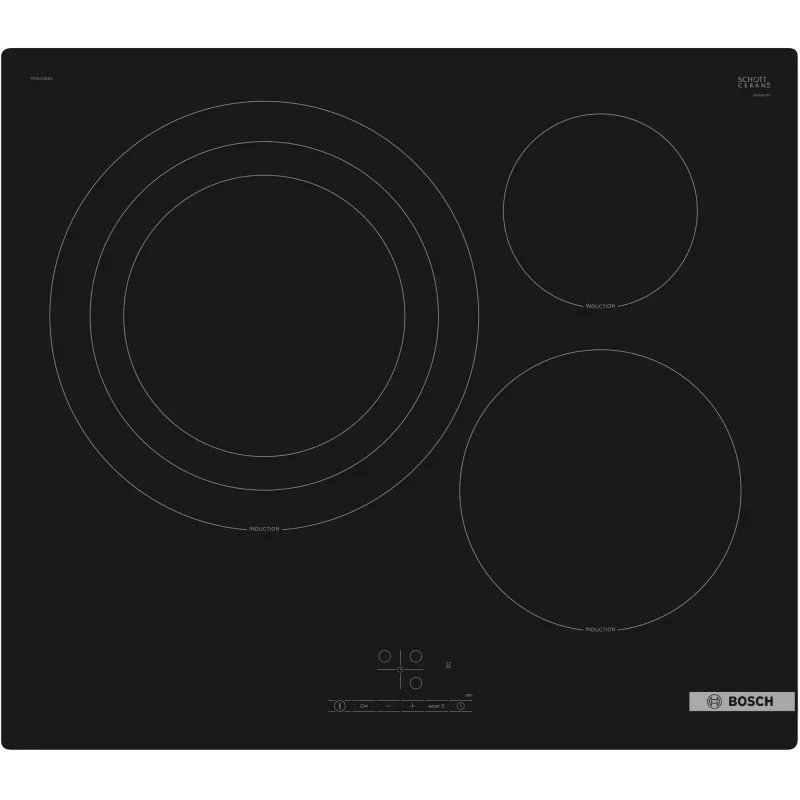 Detalle de Bosch PID61RBB5E Placa de Inducción 3 Zonas ⚫