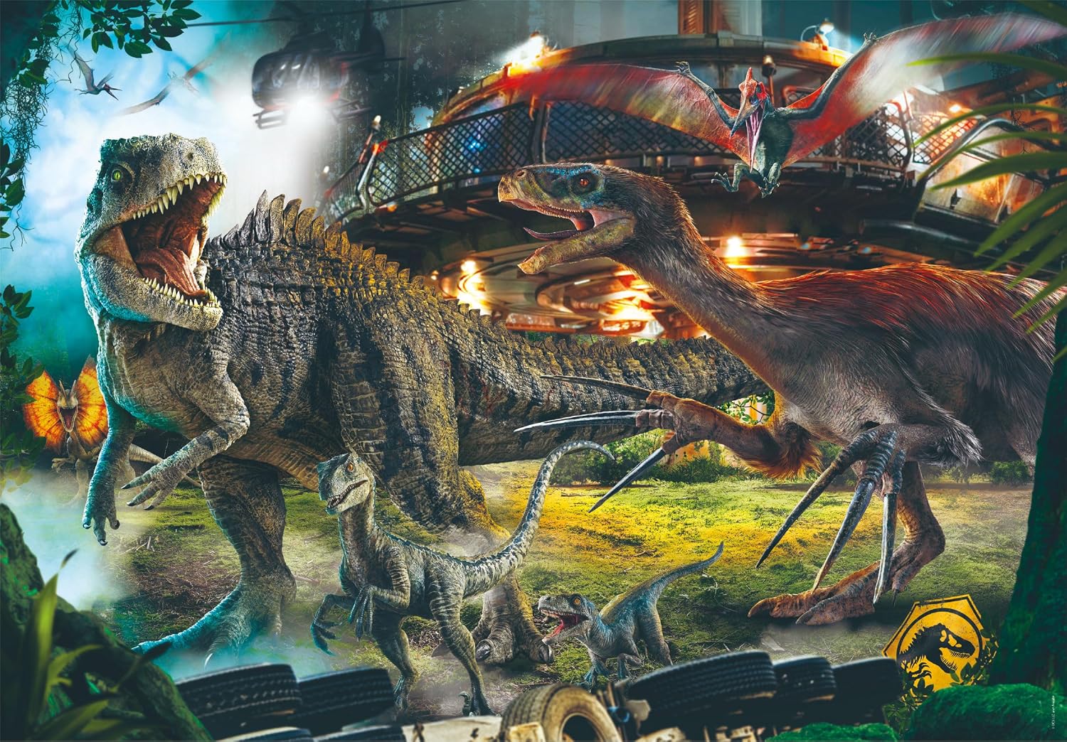 Thumbnail 1 de Clementoni Puzzle Jurassic World 1000 pezzi – 70 x 50 cm, Made in Italy