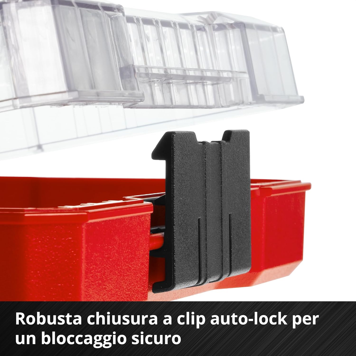 Detalle de Set punte Einhell XS-CASE 32 pezzi: punte 25 mm, portapunte rapido e adattatore 1/4" in un astuccio robusto