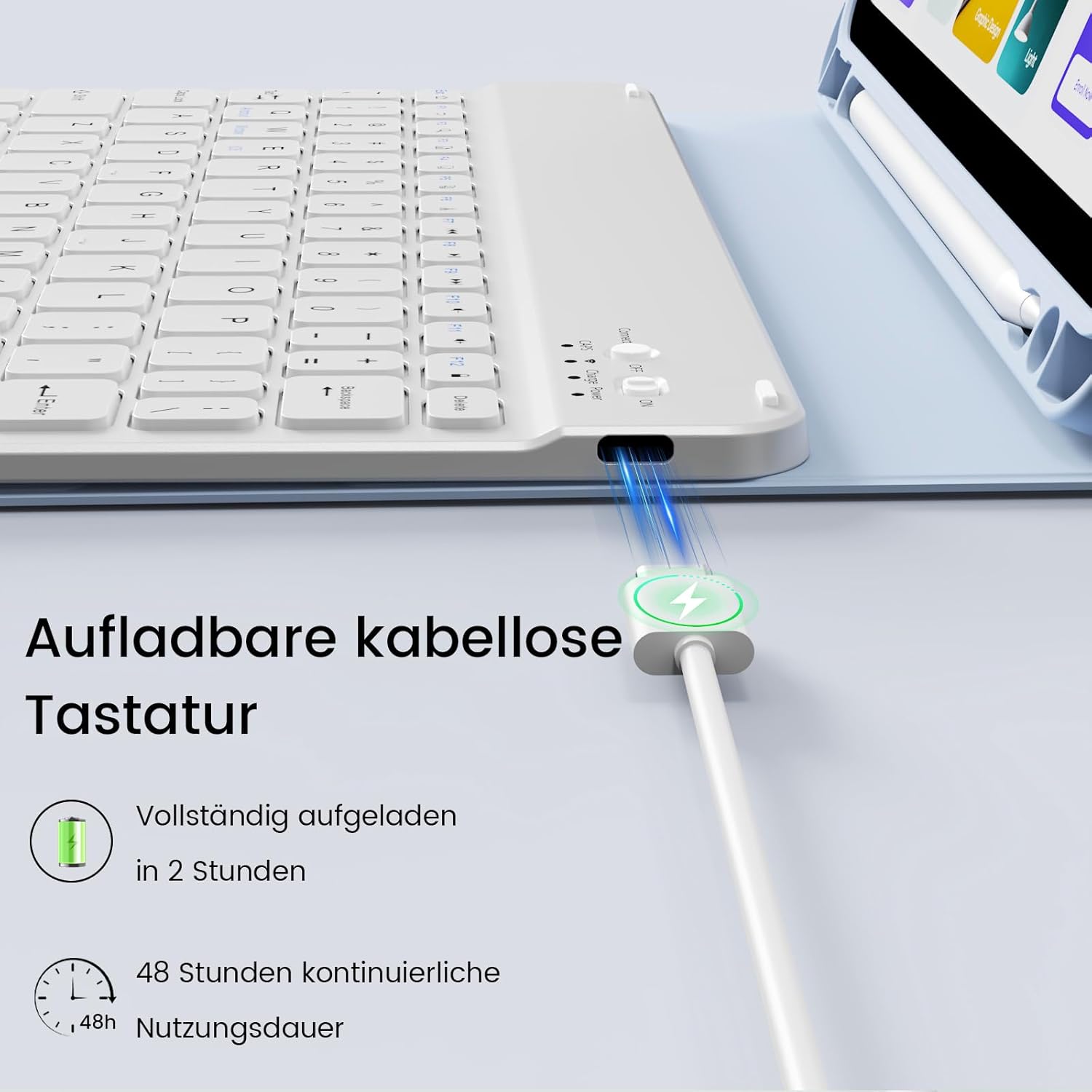 Thumbnail 5 de GKABXY Hülle mit Tastatur iPad A16 11 Zoll