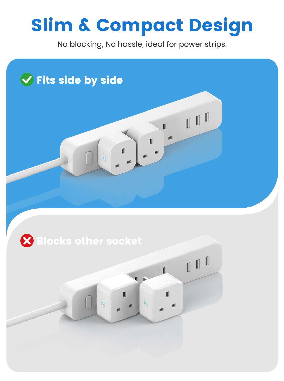 Detalle de EIGHTREE Smart Plug Energy Monitor 4-pack 🔌