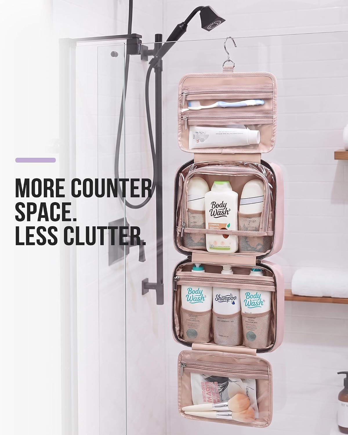 Detalle 2 de NISHEL Hanging Toiletry Bag 9.7L