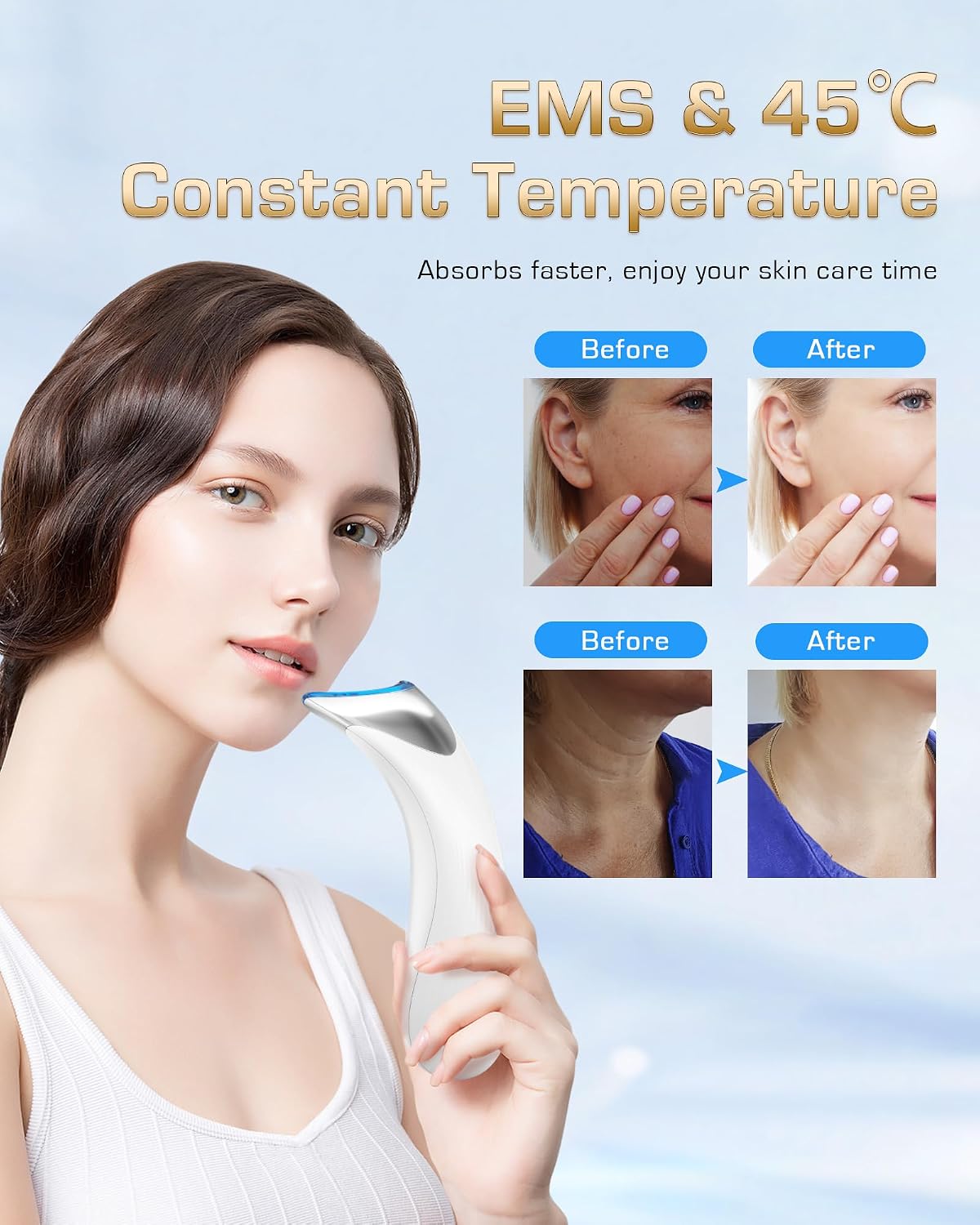 Detalle 2 de Electric facial microcurrent neck lift