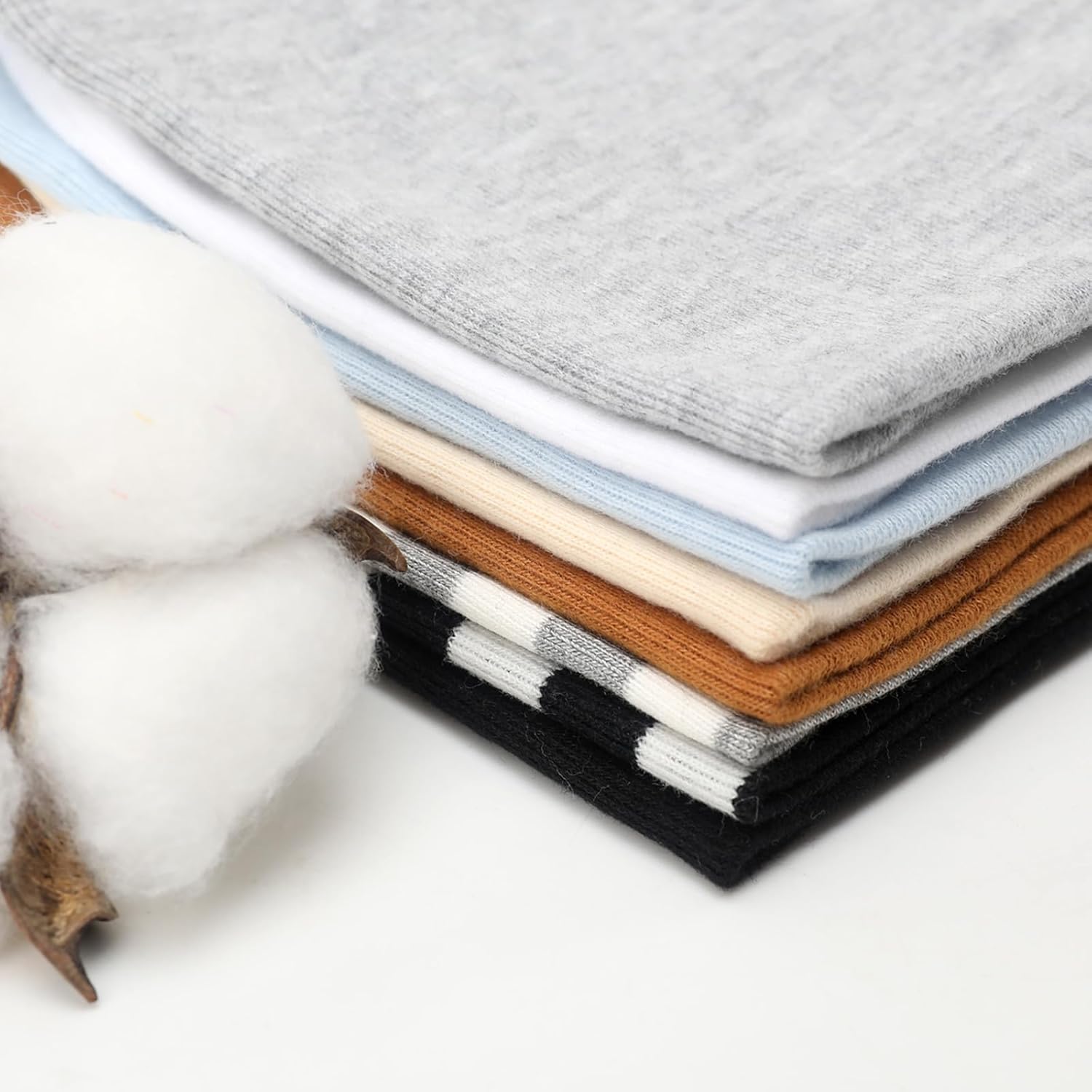 Thumbnail 5 de DRESHOW 8-Piece Baby Beanie Set (Newborn to Toddler) – Soft Knit Hat for Everyday Warmth