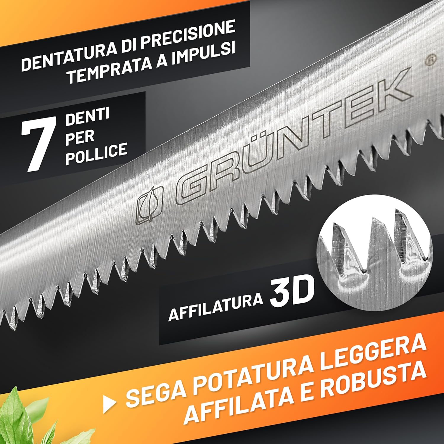 Thumbnail 1 de GRÜNTEK Seghetto per legno e potatura 300 mm 🪚