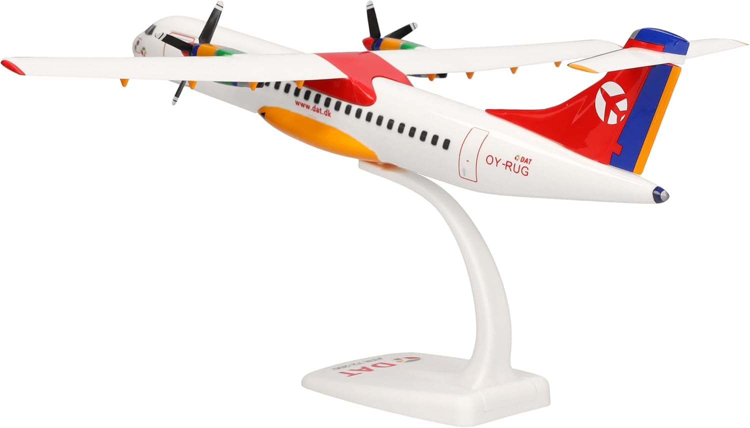 Detalle 2 de Herpa Snap-Fit DAT ATR-72-200 – model samolotu 1:100 z podstawką