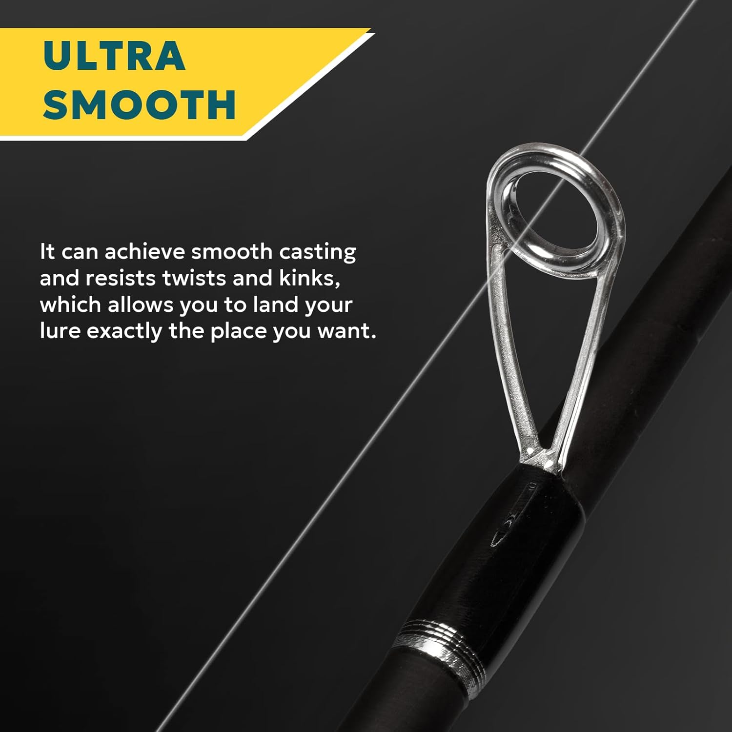 Thumbnail 4 de SF Mono-Angelschnur Ultra Smooth transparent – monofile Klar-Schnur (4,5 kg Bruchlast, 0,27 mm, 300 m)