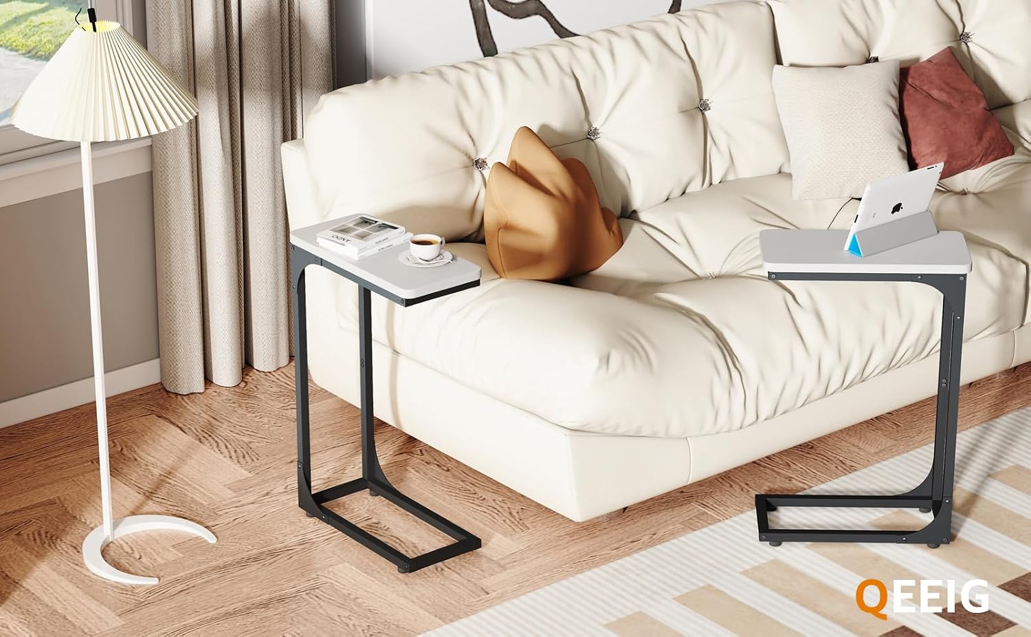 Thumbnail 6 de QEEIG C-Shape Side Tables, 7.1-Inch Width