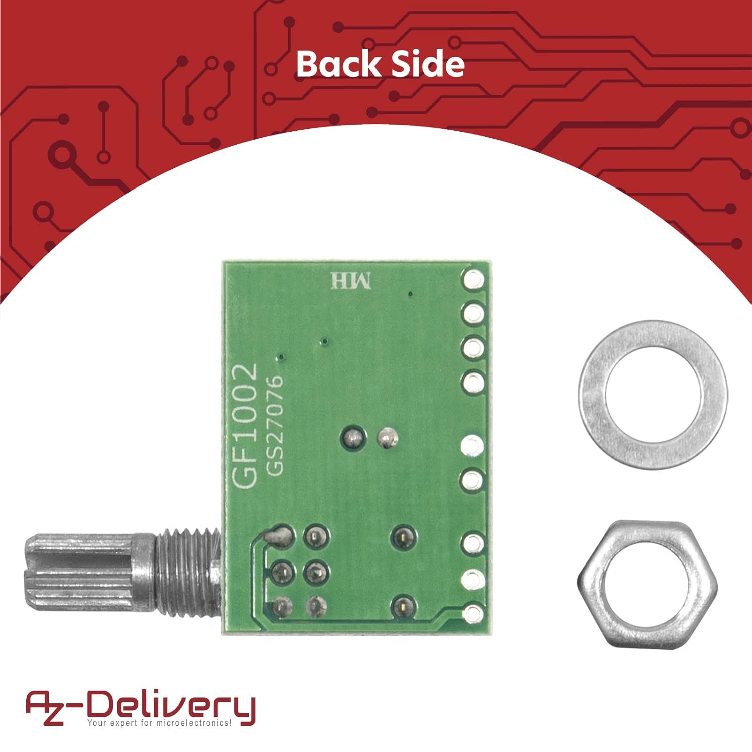 Thumbnail 2 de AZDelivery : pack de 5 mini amplificateurs stéréo PAM8403