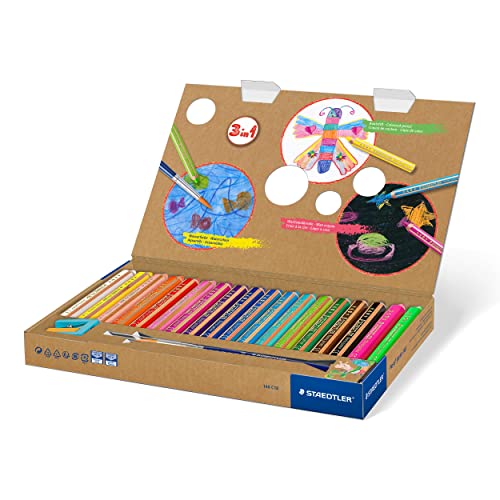 Detalle 2 de STAEDTLER Noris Junior 140 C18 — estuche 18 colores 🎨
