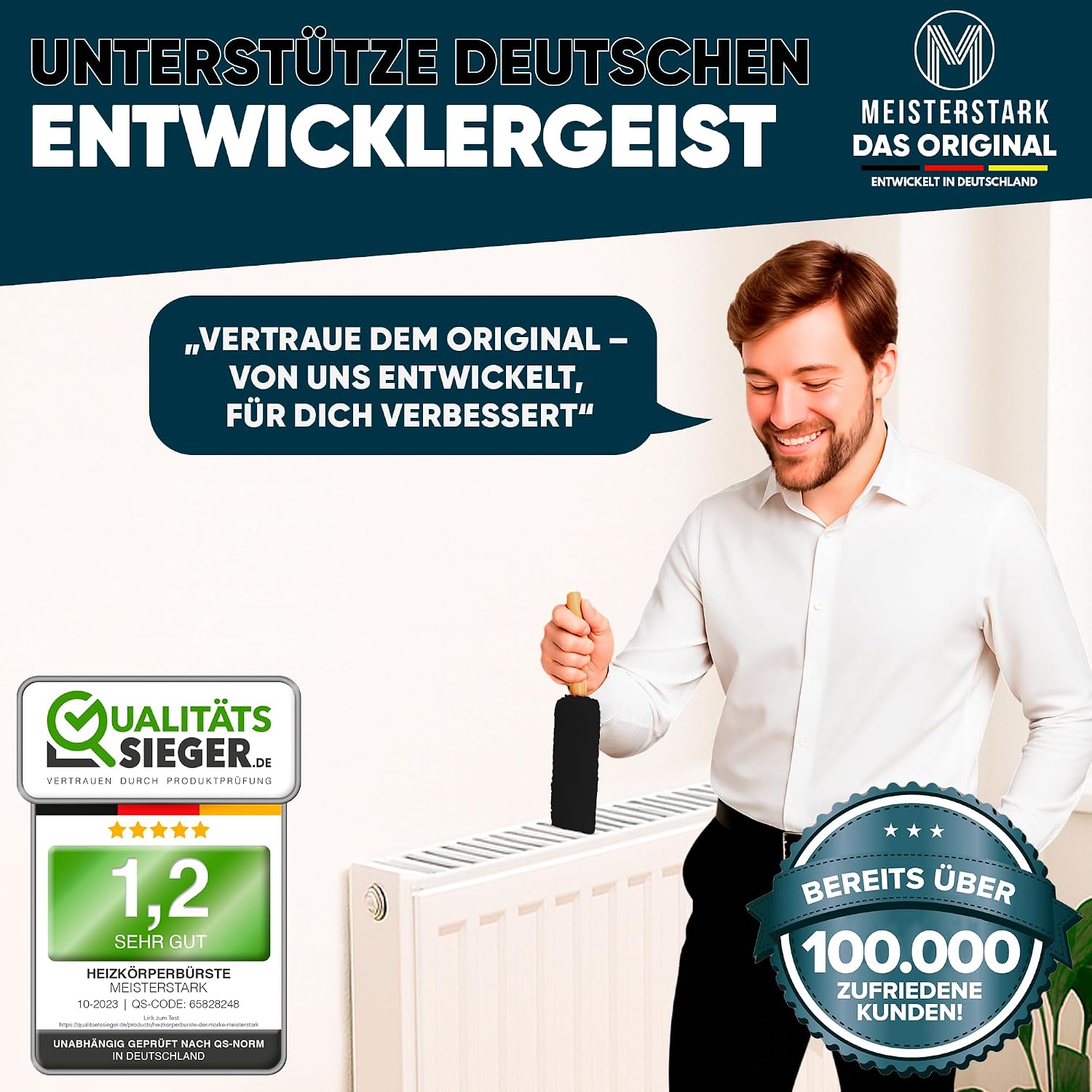 Thumbnail 5 de Heizkörperbürste DIE ORIGINAL 115 cm