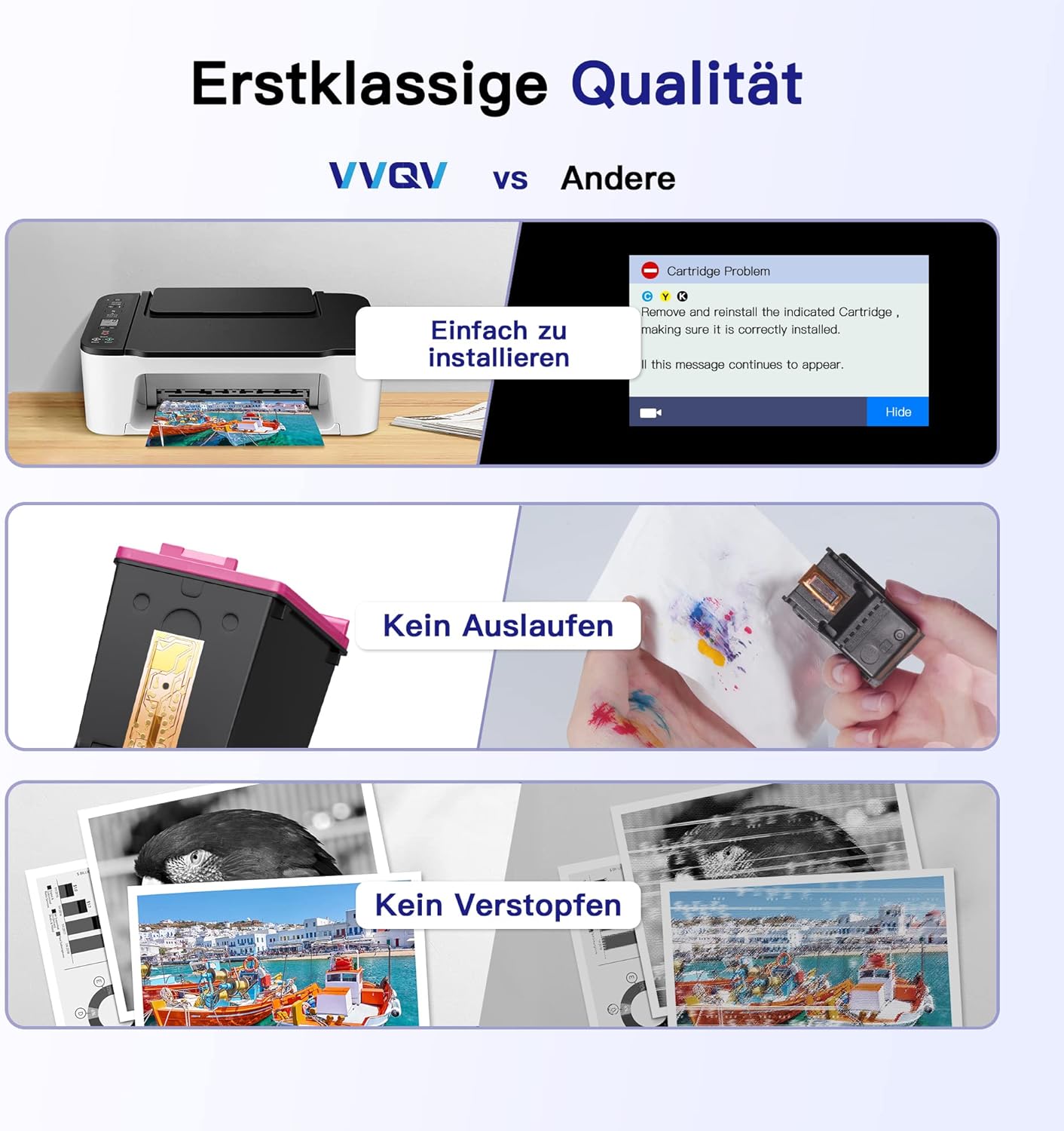 Thumbnail 4 de VVQV PG-560XL CL-561XL Multipack Druckerpatronen 🖨️