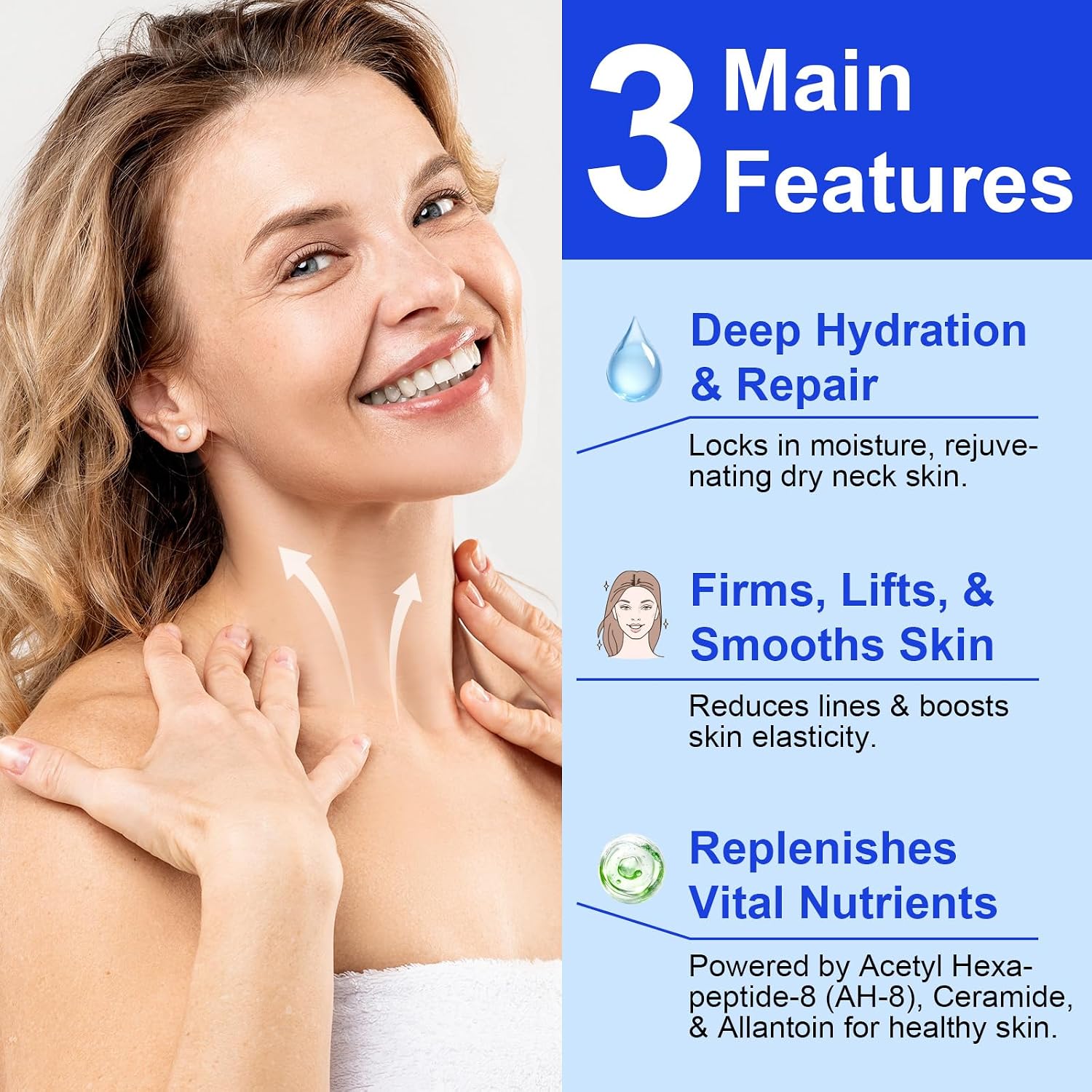 Detalle 1 de lofuanna AH-8 Firming Neck Cream crema rassodante collo