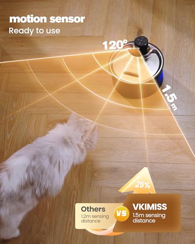 Detalle 1 de VKIMISS bebedero gatos sin cable 3.2L