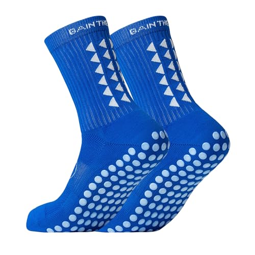 Detalle de Gain The Edge Football Grip Socks 3.0: Non-Slip, Updated Model (3.0-1pc, 2pc & 4pc Sets)