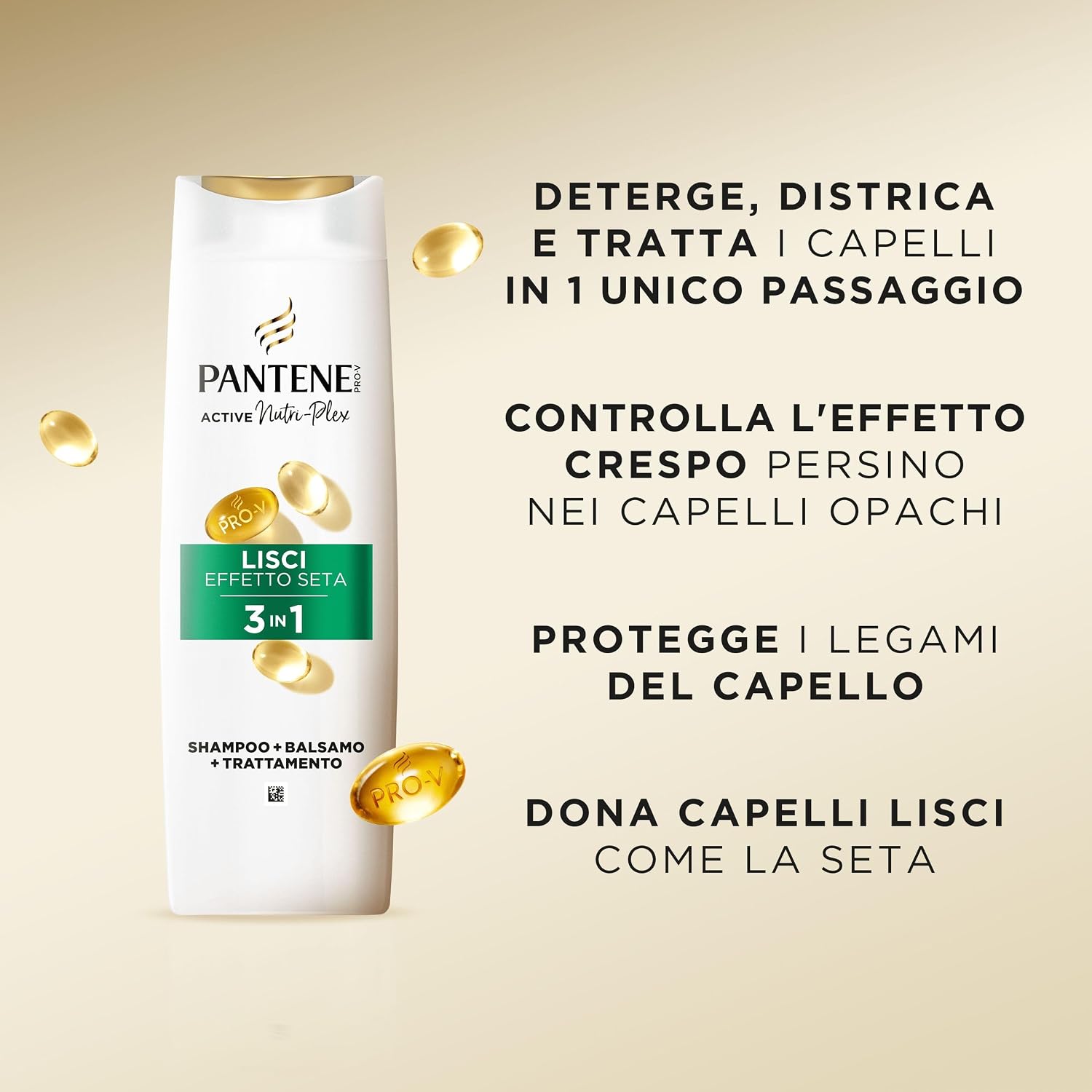 Detalle de Pantene Pro-V Lisci Effetto Seta 6x300 ml