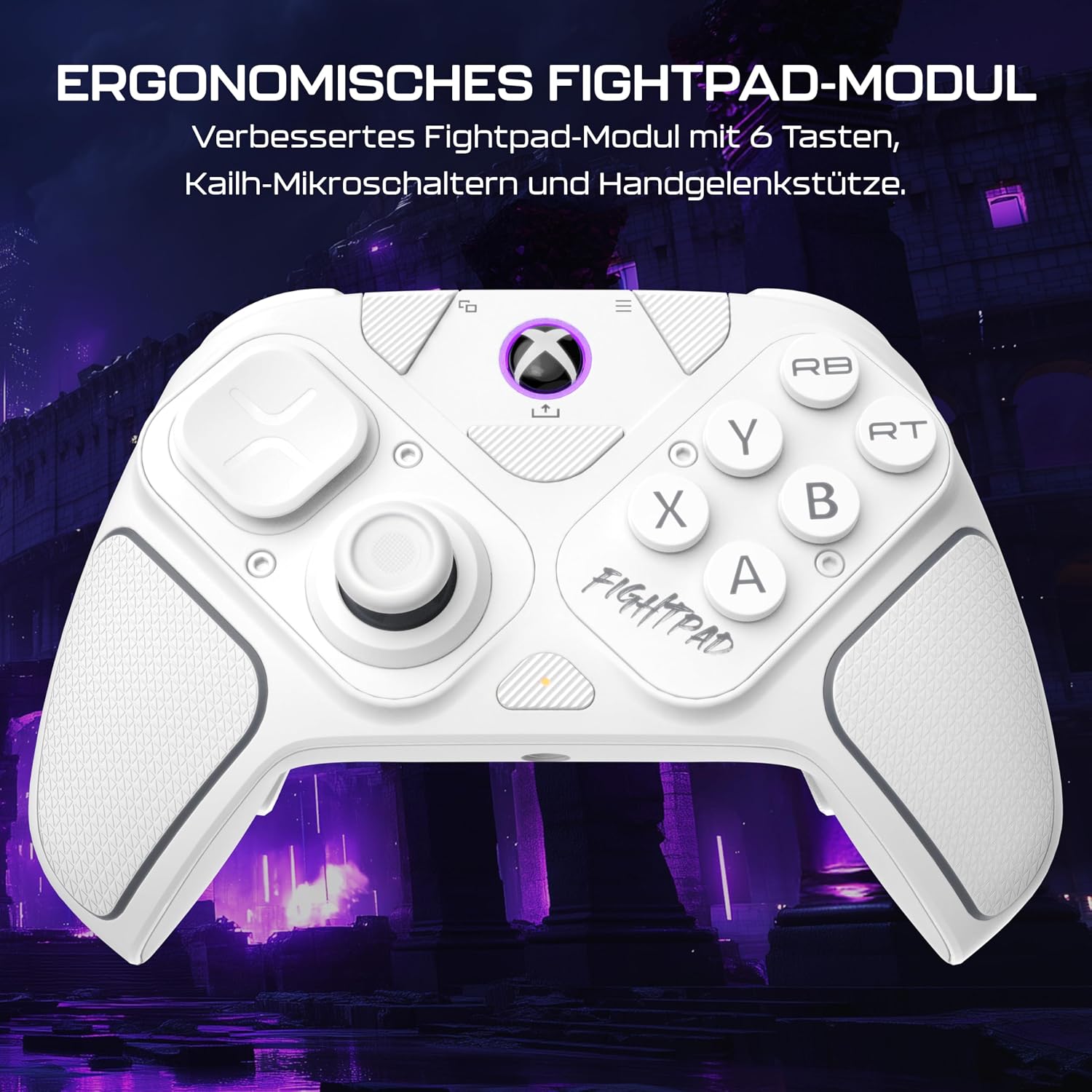Detalle de Turtle Beach Victrix Pro BFG Reloaded Wireless Modular Xbox Controller Weiß – Offiziell lizenziert