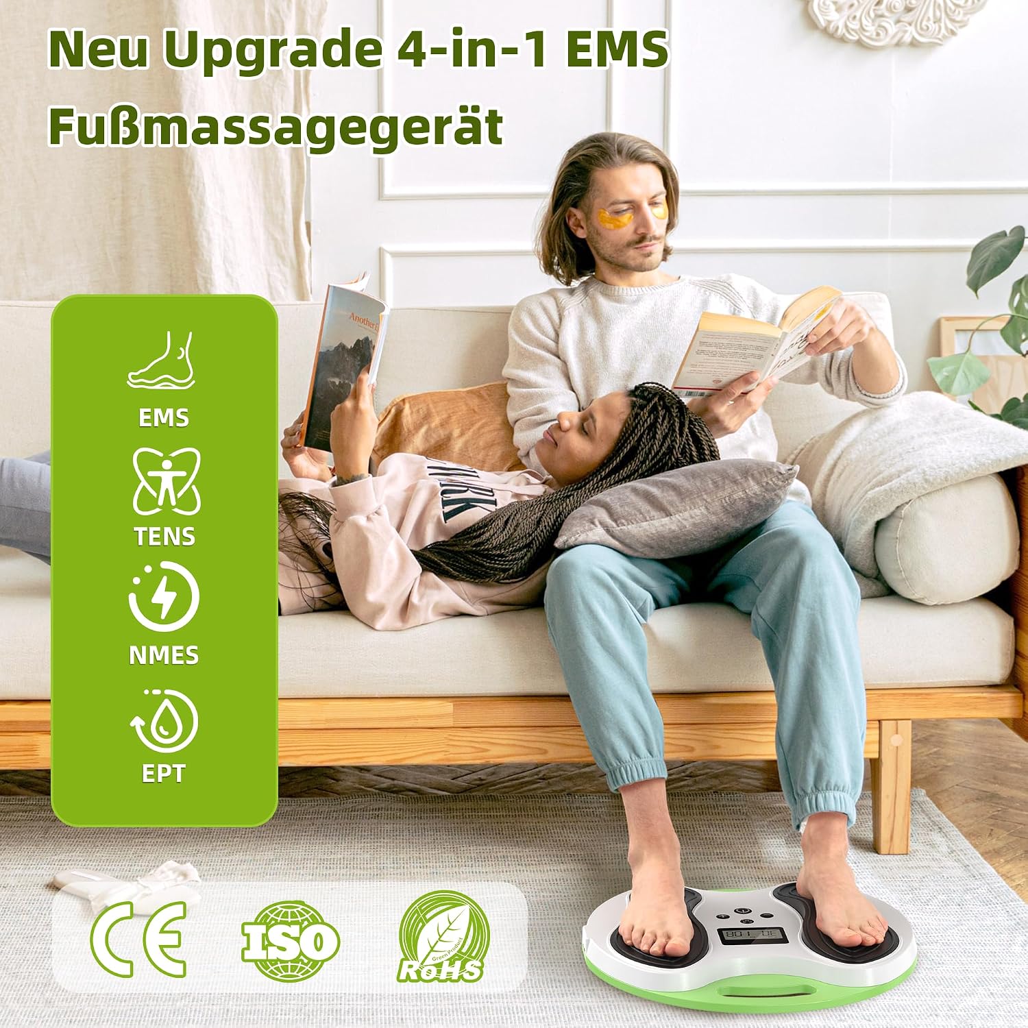 Detalle 1 de Medic 4-in-1 Durchblutungs-Stimulator Beine