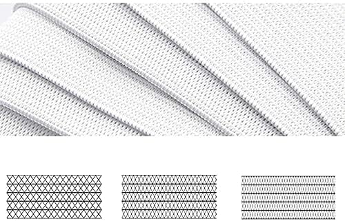 Thumbnail 2 de Banda Elástica Costura 3m (Blanco y Negro) 🧵