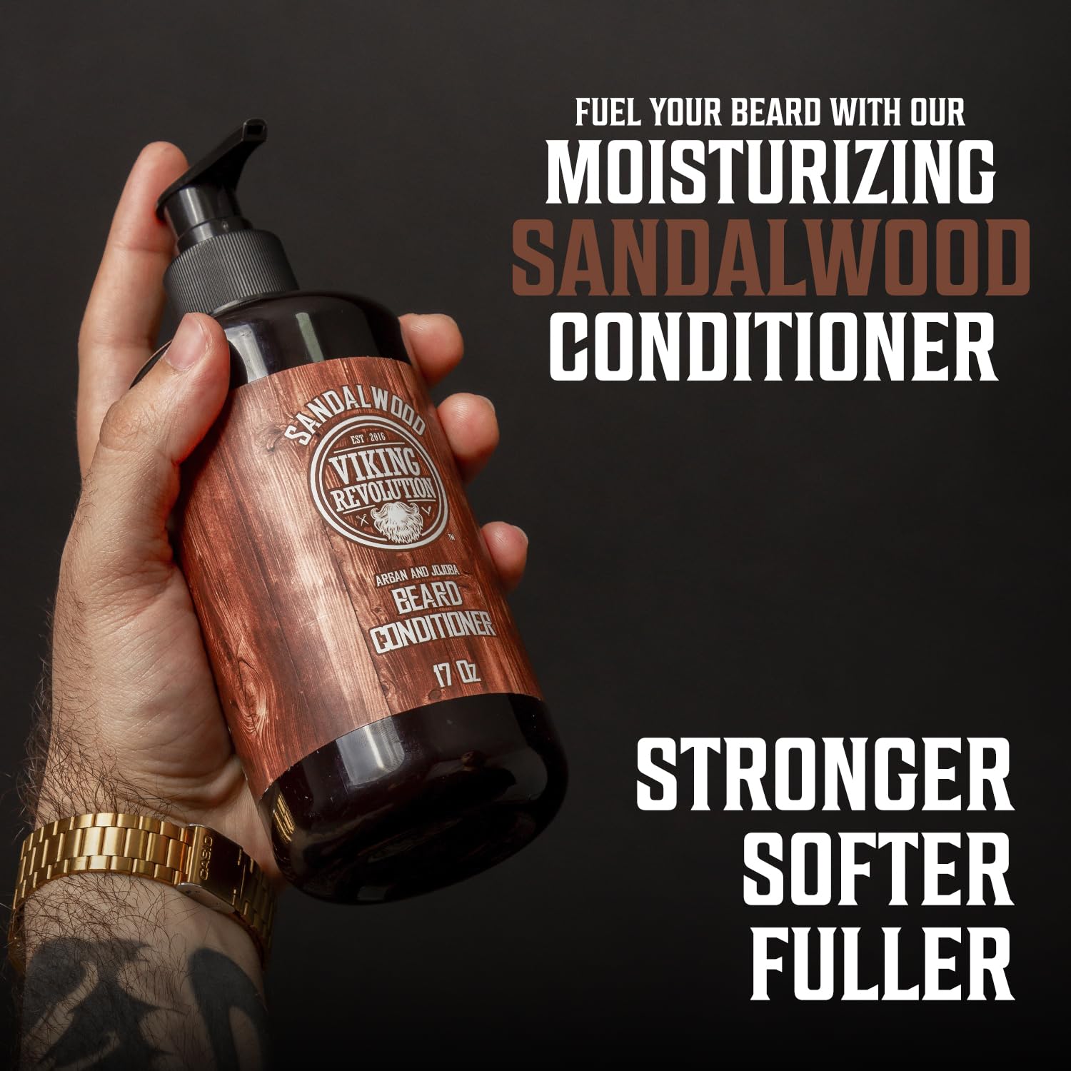Detalle 2 de Viking Revolution Beard Wash & Conditioner 17 oz