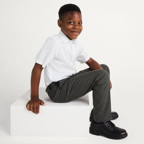 Thumbnail 1 de Amazon Essentials Boys' School Uniform Trousers (2-Pack) – Grey, Slim Fit, 8-9 Years