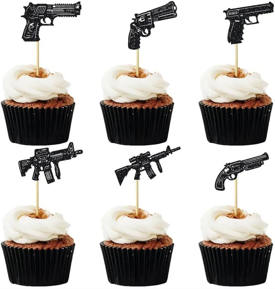 Detalle de Morndew Cupcake Toppers, 24 Count