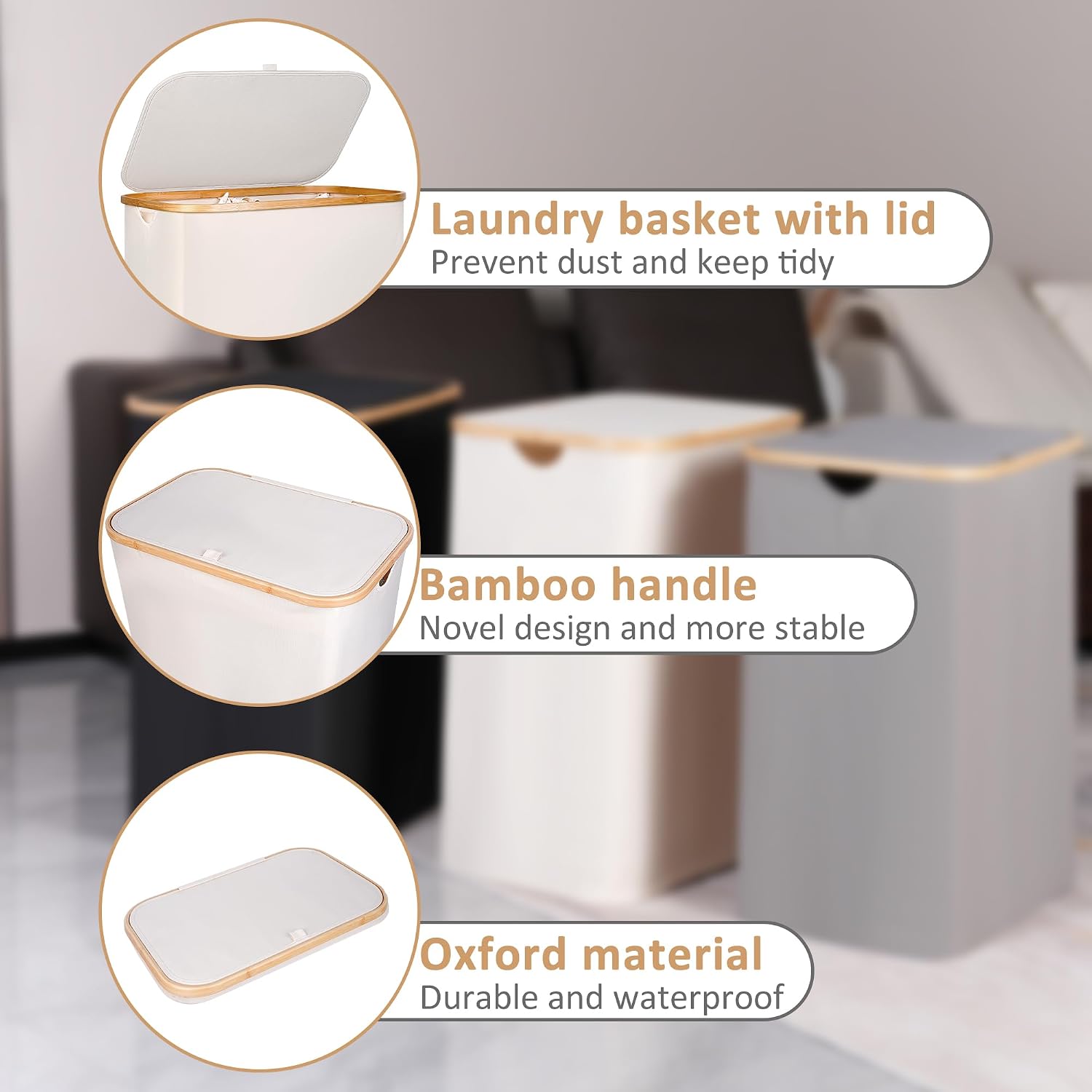 Thumbnail 5 de iEGrow Washing Basket 150L XL