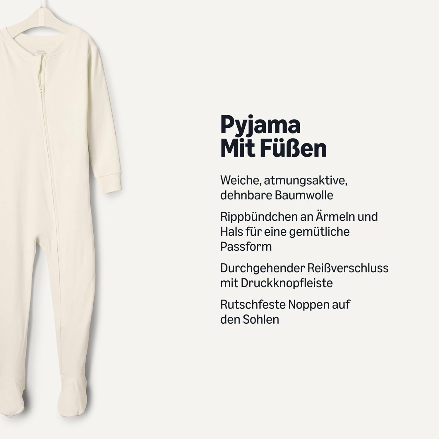 Thumbnail 2 de Amazon Essentials x Sofia Grainge Unisex Baby- und Kinder-Enganliegender Pyjama aus Baumwolle mit Fuß, 2er-Pack