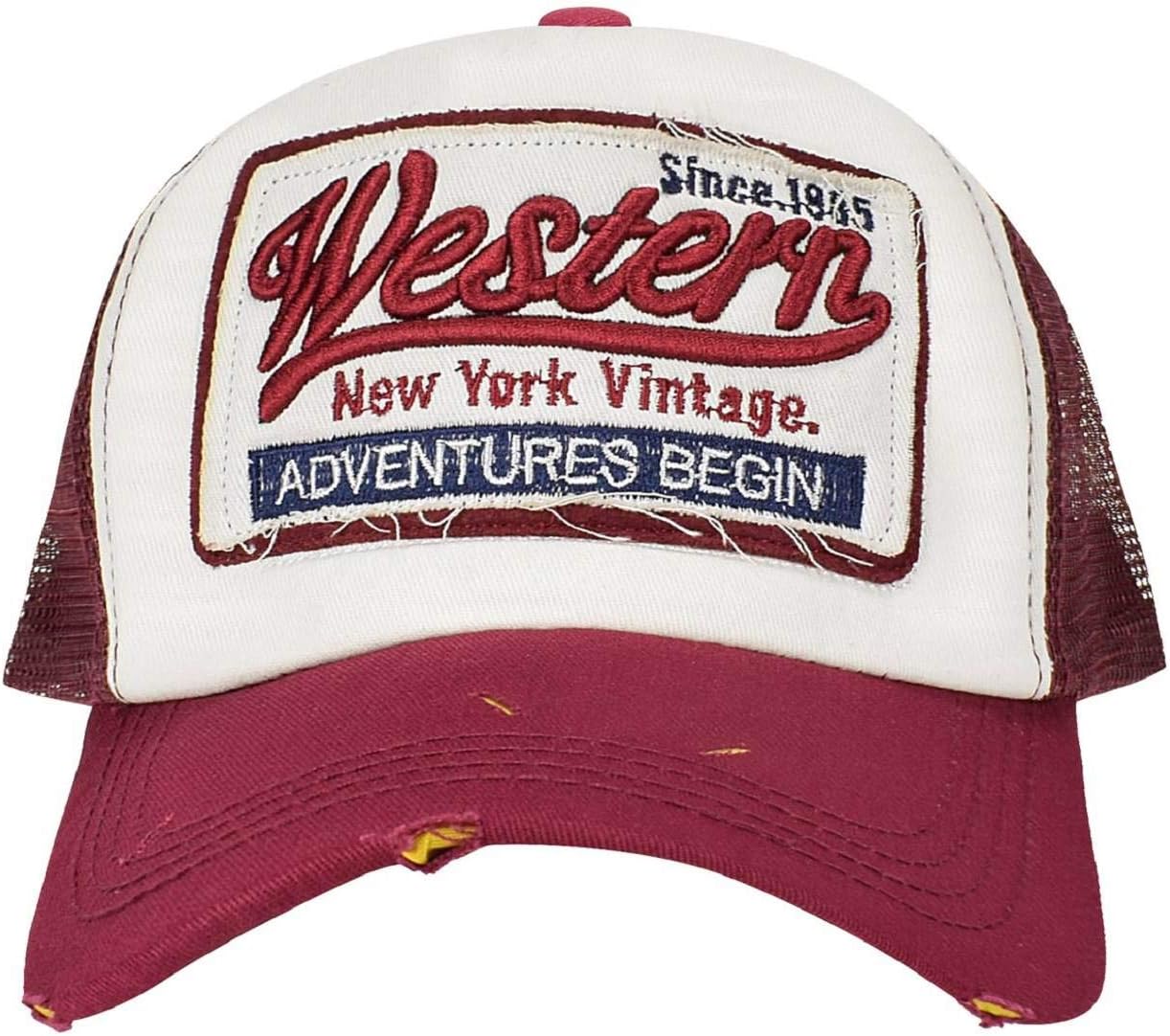 Detalle 2 de heekpek Cappello Uomo Baseball Cappellino con Visiera Estivo Ricamato - Trucker Mesh Vari Colori