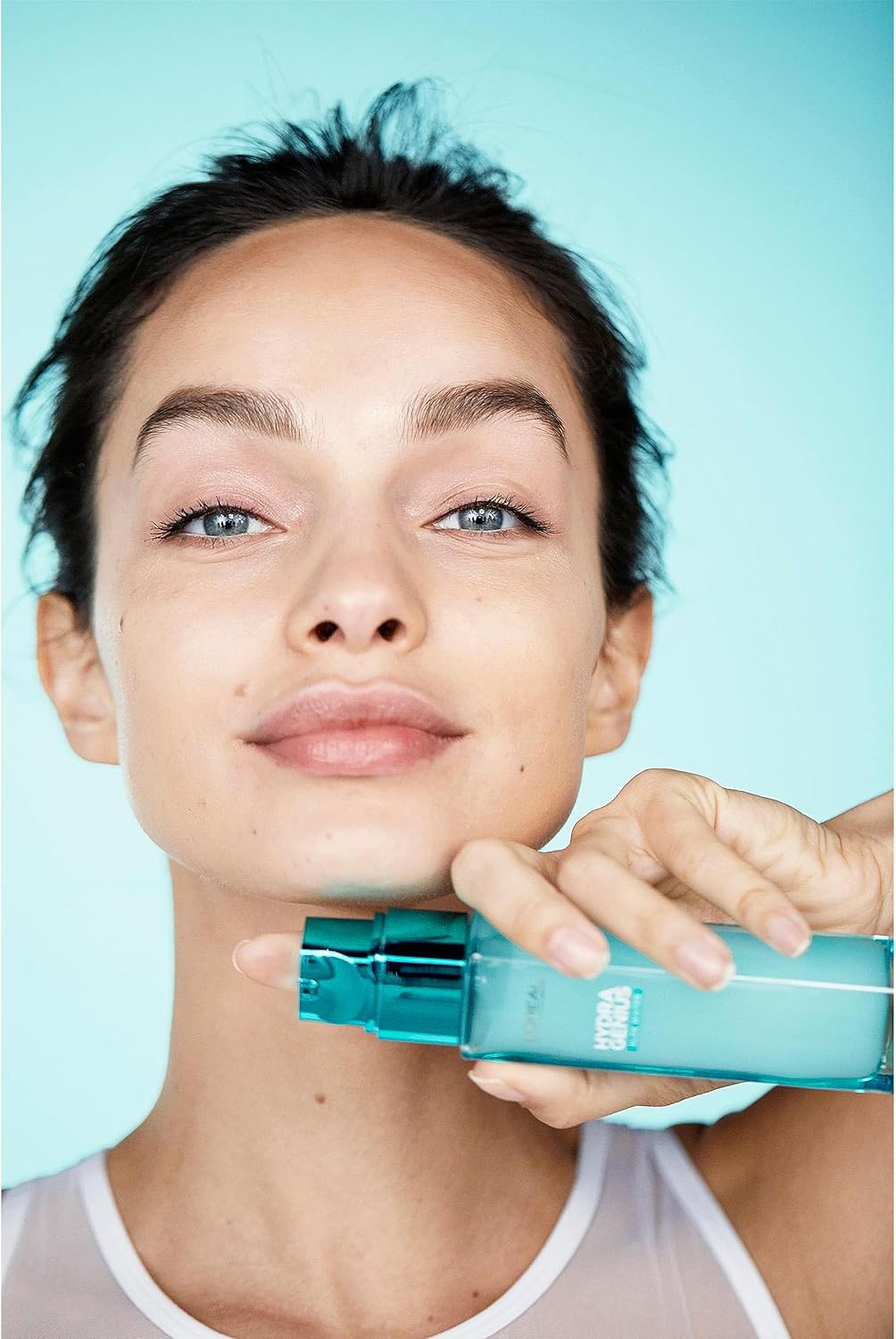 Detalle 2 de L'Oréal Paris Hydra Genius Aloe Water Feuchtigkeitsfluid – 70 ml für normale bis trockene Haut