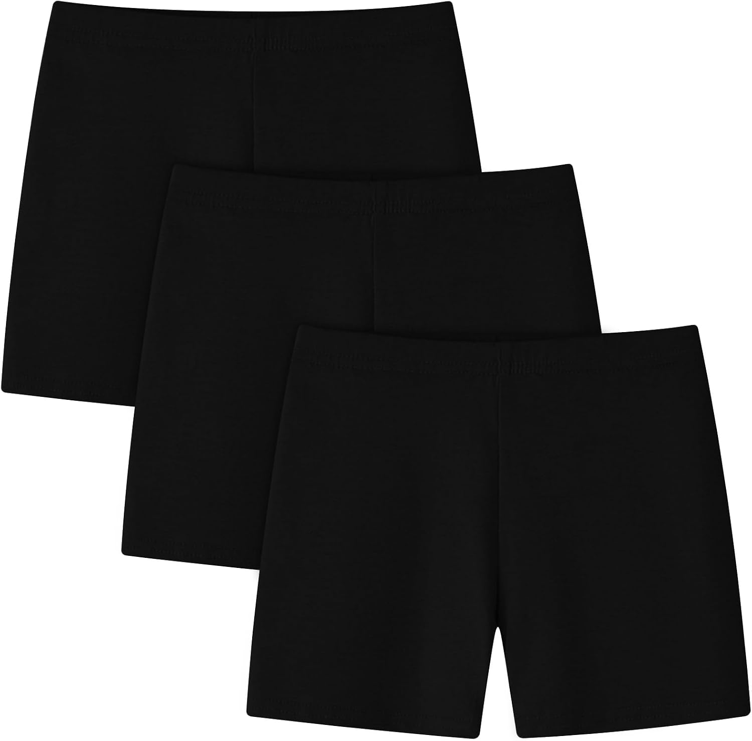 Detalle de Adorel Girls Cycling Short Leggings (Cotton) – Summer Pack of 3