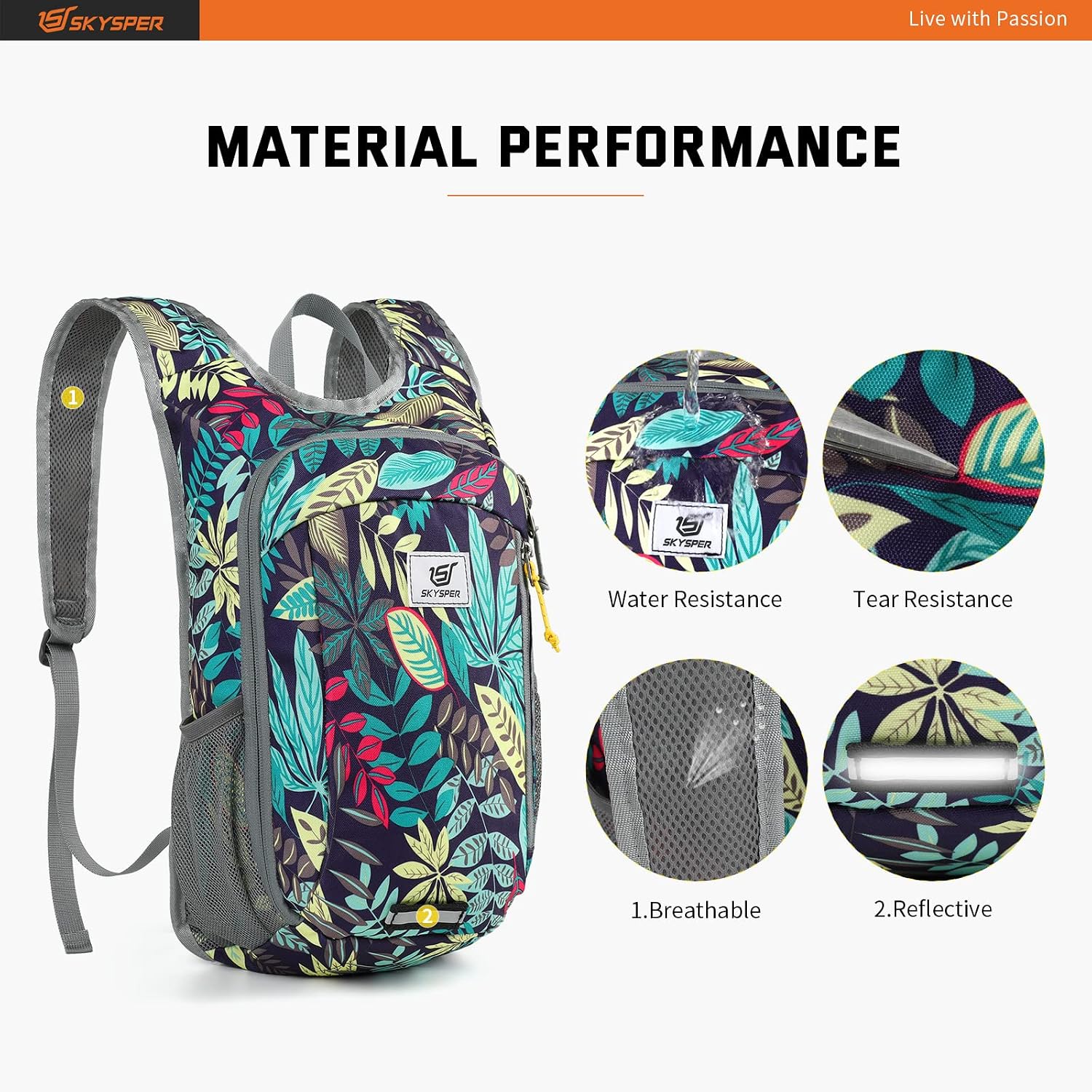 Thumbnail 4 de SKYSPER Small Daypack 10L: Packable, Lightweight Travel Daypack for Everyone