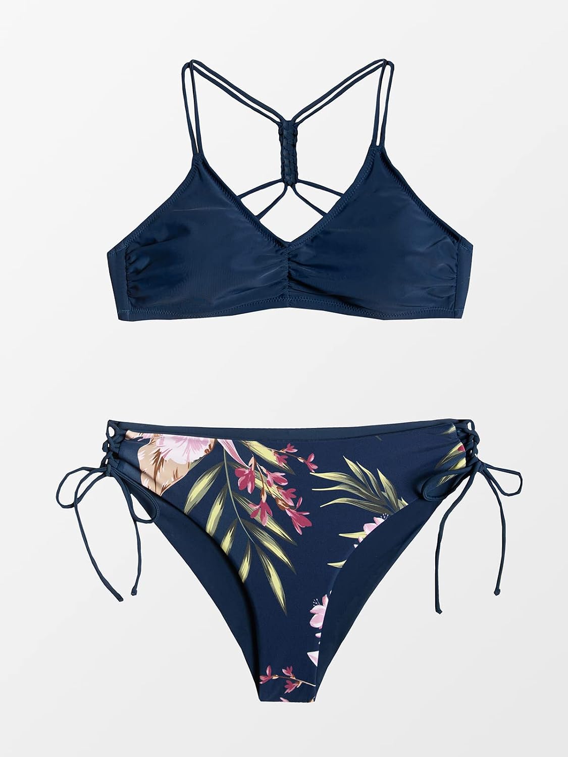 Thumbnail 5 de CUPSHE Conjunto de Bikini Reversible Lace Up Lateral XS‑XXL